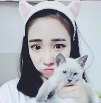 

Повязка на голову с кошачьими ушками женская, аксессуары для волос, Эластичная головная повязка с украшением для душа