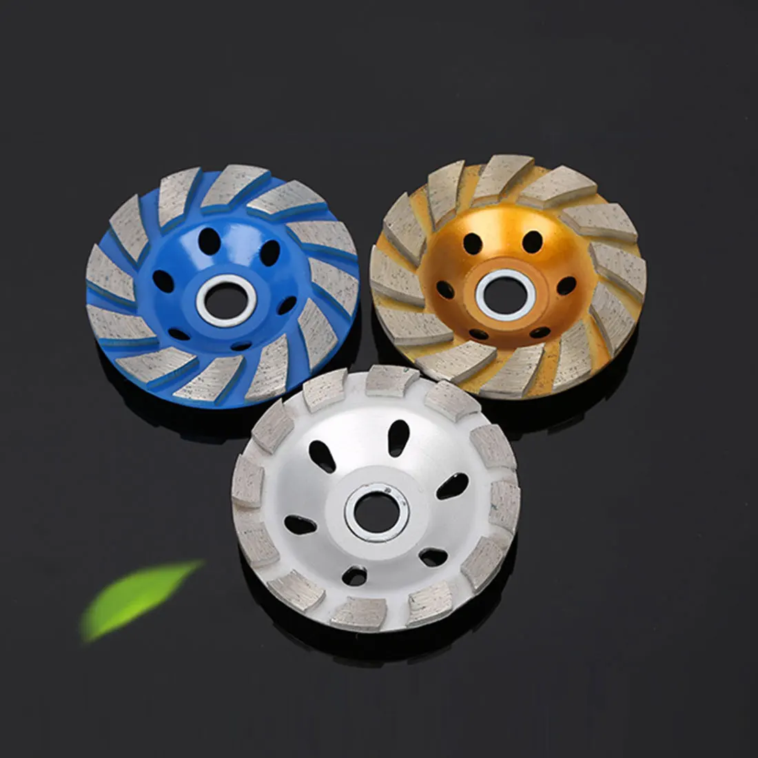 

Multi-standard stone ceramic concrete grinding wheel Diamond bowl grinding Plate 100*22mm High quality black diamond grinding
