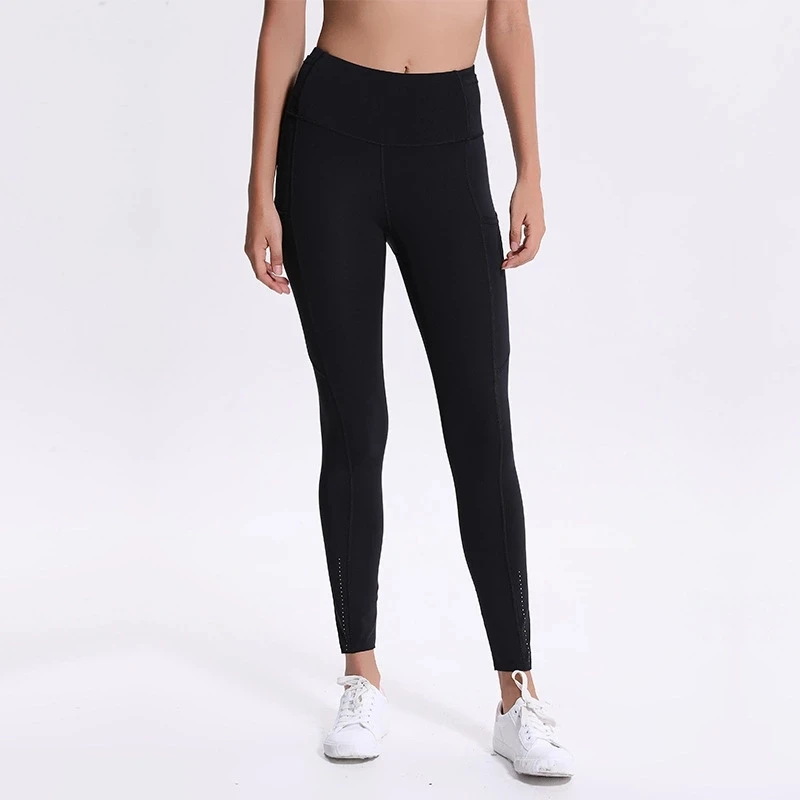 Женские супер мягкие леггинсы Dri Fit с высокой талией для занятий йогой, занятий спортом, с телефоном и скрытыми карманами