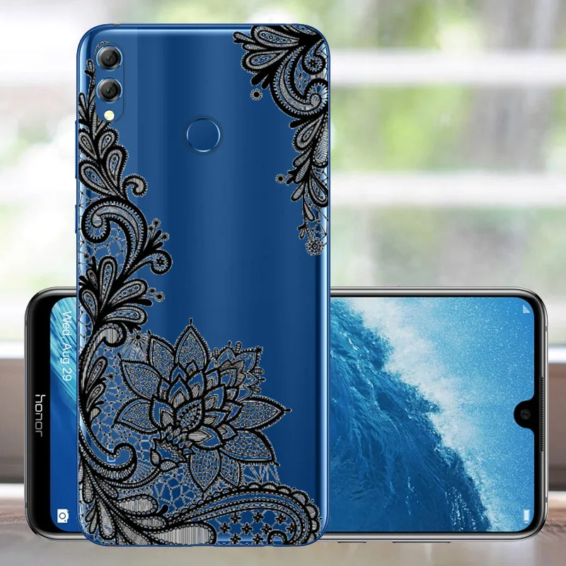 Чехол 6 5 дюйма для Huawei Honor 8X силиконовый мягкий чехол из ТПУ 8 X чехлы с полной