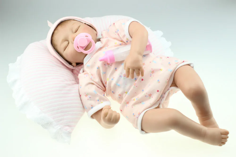 Силиконовая виниловая кукла искусственная подарок для девочек Обучающие