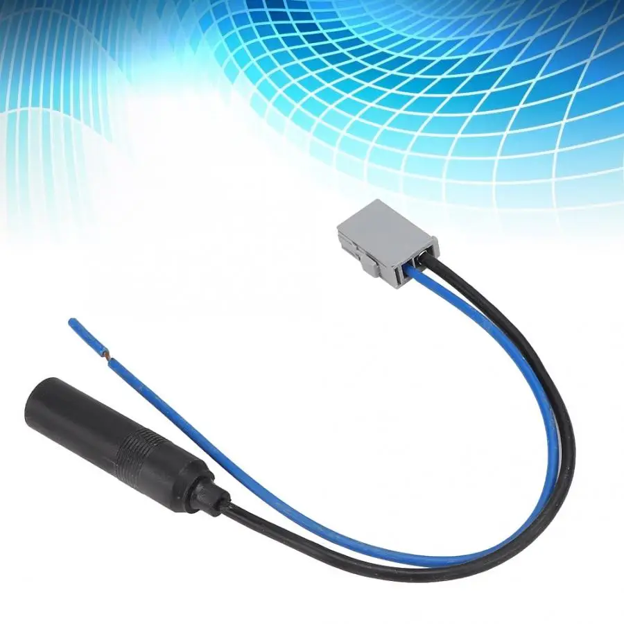 ABS автомобильный CD плеер FM радио антенна адаптер мужской 2P кабель аксессуар