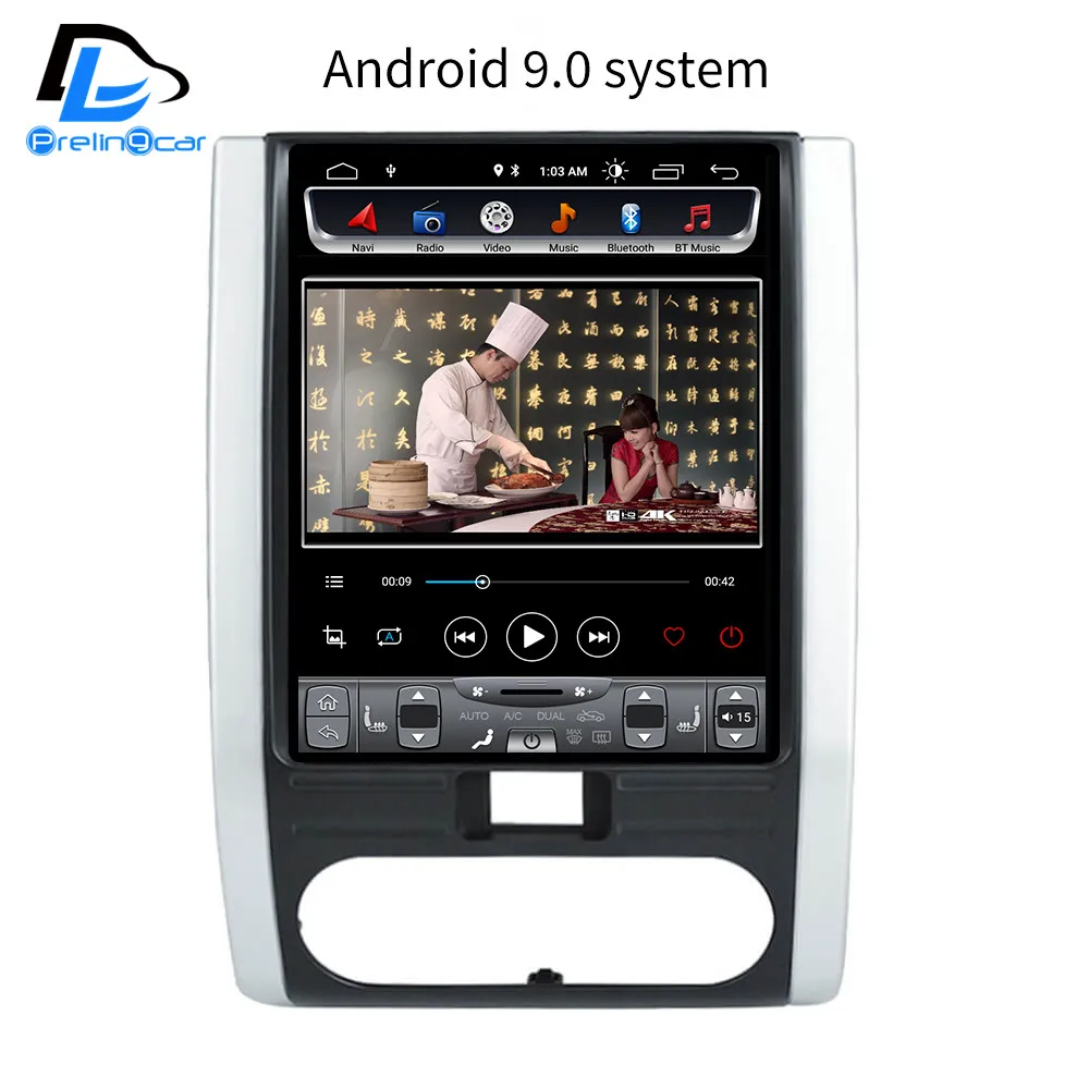 Android 9,0 2G ram 32G rom 4G LTE Автомобильный gps Мультимедиа стерео радио p для nissan MX6 X-trail vetical плеер навигационная система