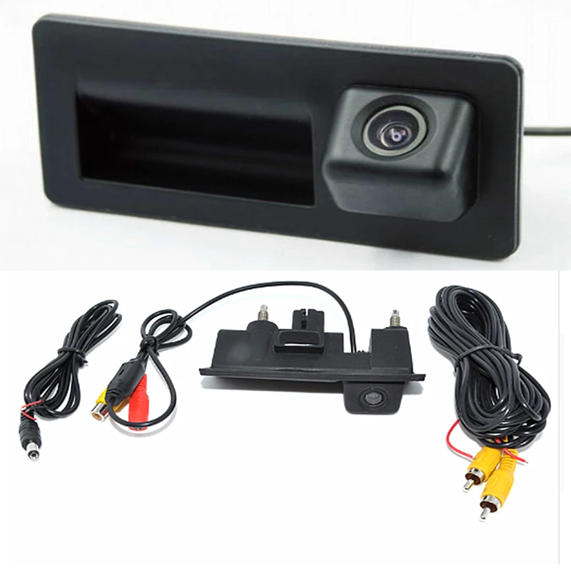 Камера заднего вида для Audi A4 A5 S5 Q3 Q5 Passat Tiguan Golf Touran Sharan|rear view camera|camera for audi a4trunk handle |