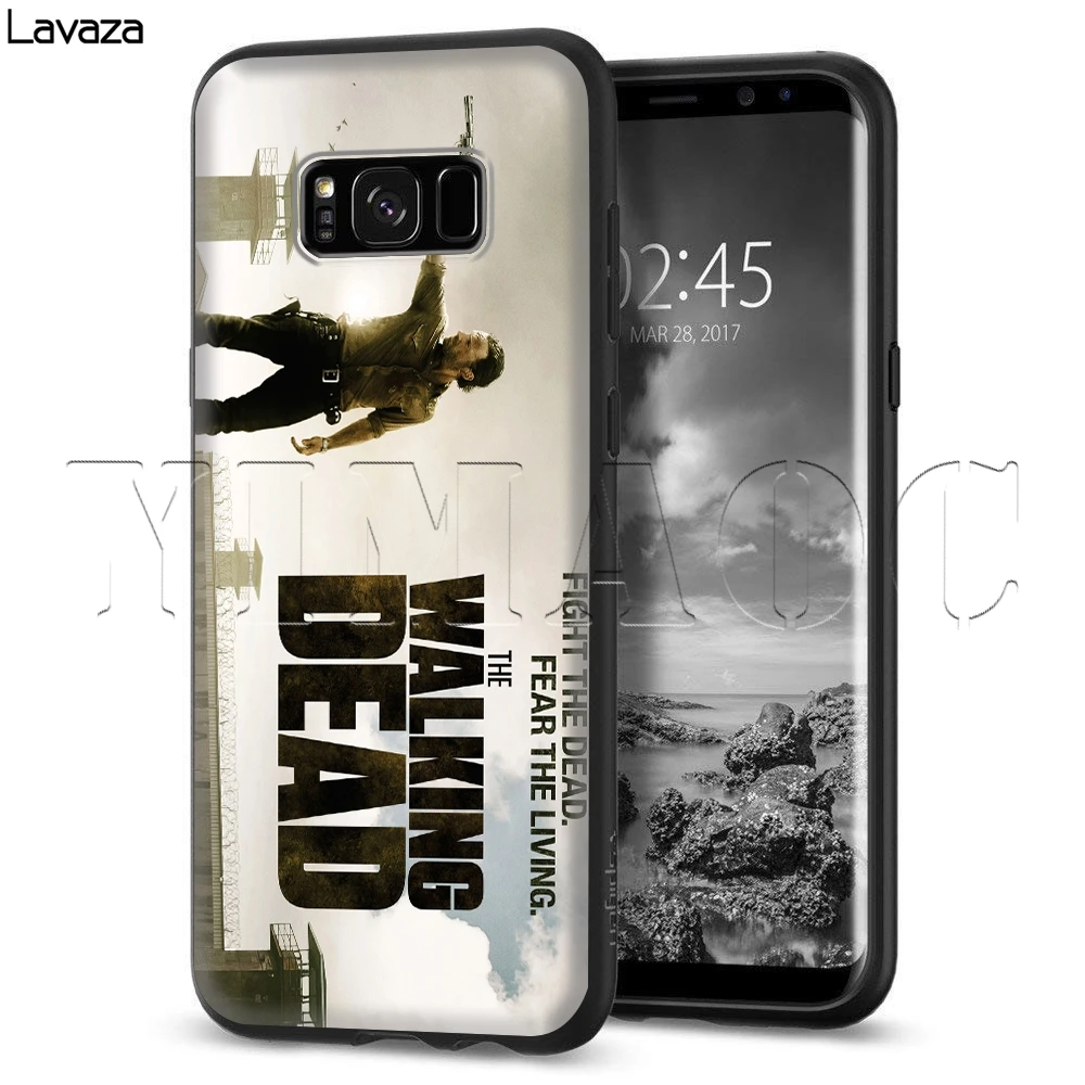 Lavaza с изображениями из сериала Ходячие мертвецы чехол для Samsung Галактики S6 S7 край