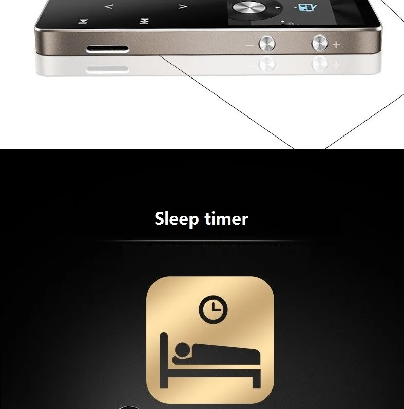 Geruida Bluetooth Hi-Fi MP4 плеер 8 г Touch ключ MP3 с часы с видеорегистратором E-Book рука ремешок Испанский Русский Португальский французский