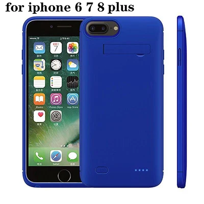 5200 мАч чехол для зарядного устройства для Iphone 6, 6s, 7, 8 Внешний внешний аккумулятор чехол для аккумулятора 6200 мАч для Iphone X, Xr, Xs Max - Цвет: for iphone 7 8 plus