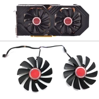 original 95mm cf1010u12s diy fdc10u12s9 c pc cooler fan replace for xfx amd radeon rx580 rx590 gpu graphics card cooling fan