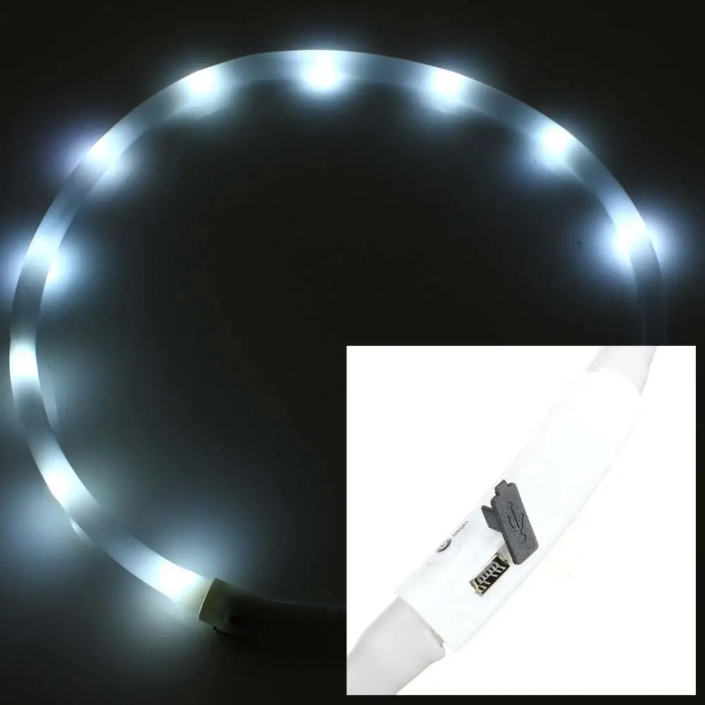 Водонепроницаемый перезаряжаемый USB LED мигающий свет полоса безопасности