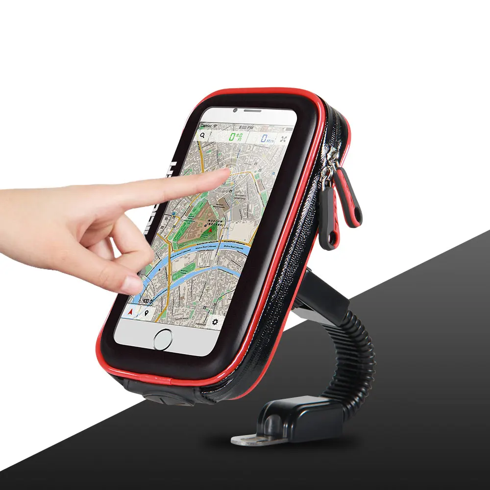 Чехол подставка HEROBIKER для телефона с креплением на руль мотоцикла