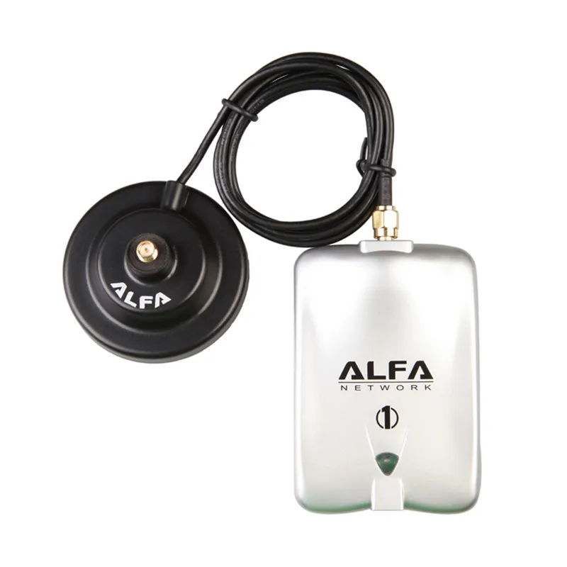 AWUS036NH роскошный ALFA адаптер сетевой Ralink3070L 2,4 ГГц Высокая мощность беспроводной USB Wifi адаптер 2* 8dBi антенна с большим радиусом действия