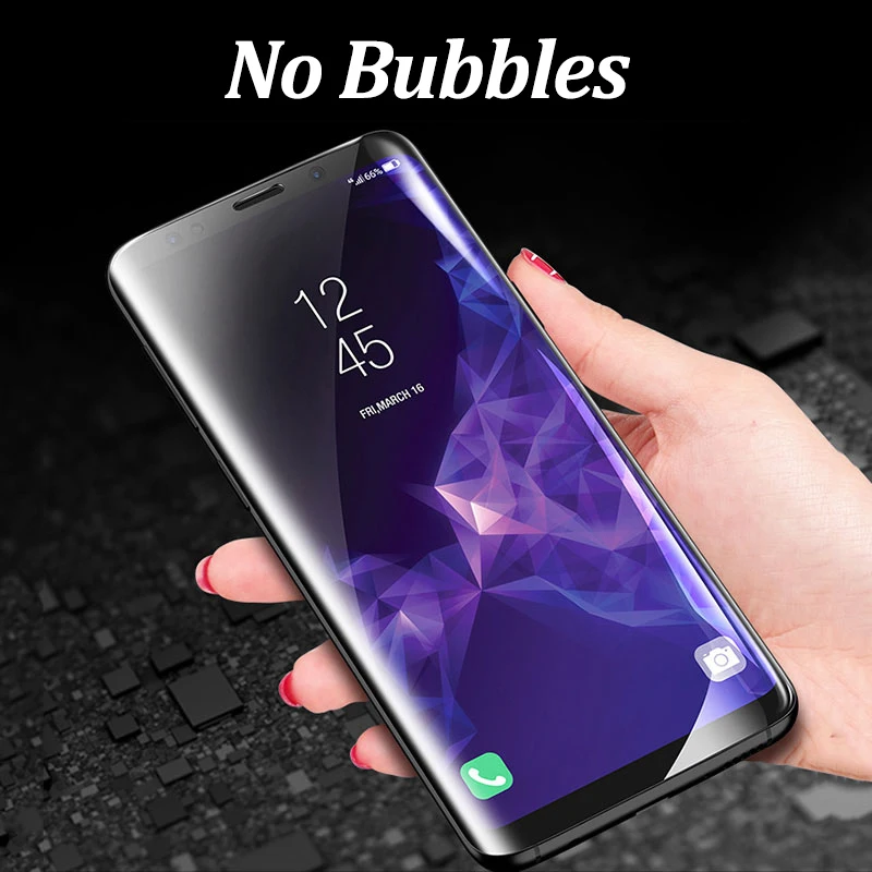 Полное покрытие экрана протектор для galaxy s9 s8 Защитная пленка для samsung s 8 9 plus защита glas мягкий tpu s9plus защита
