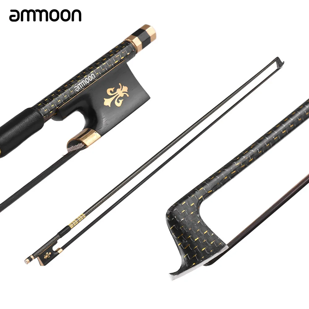 Высококачественная скрипка ammoon 4/4 с бантом хорошо сбалансированное Золотое