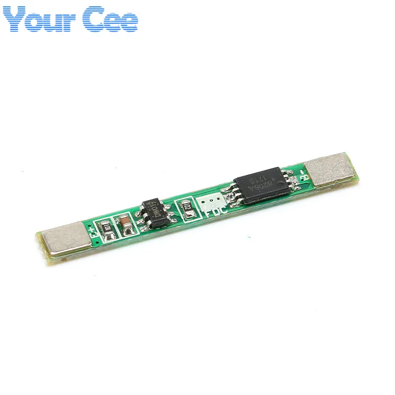 10 шт. 1S 3 7 В 2 а li ion BMS PCM 18650 плата защиты аккумулятора PCB для литий ионный