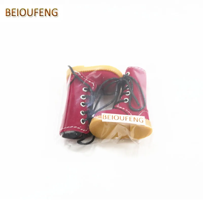 BEIOUFENG 3,8 см мини кукла обувь для Blythe Кукла игрушка, 1/8 BJD Кукла Сапоги Кроссовки Обувь для кукла azone, милая обувь Тапочки