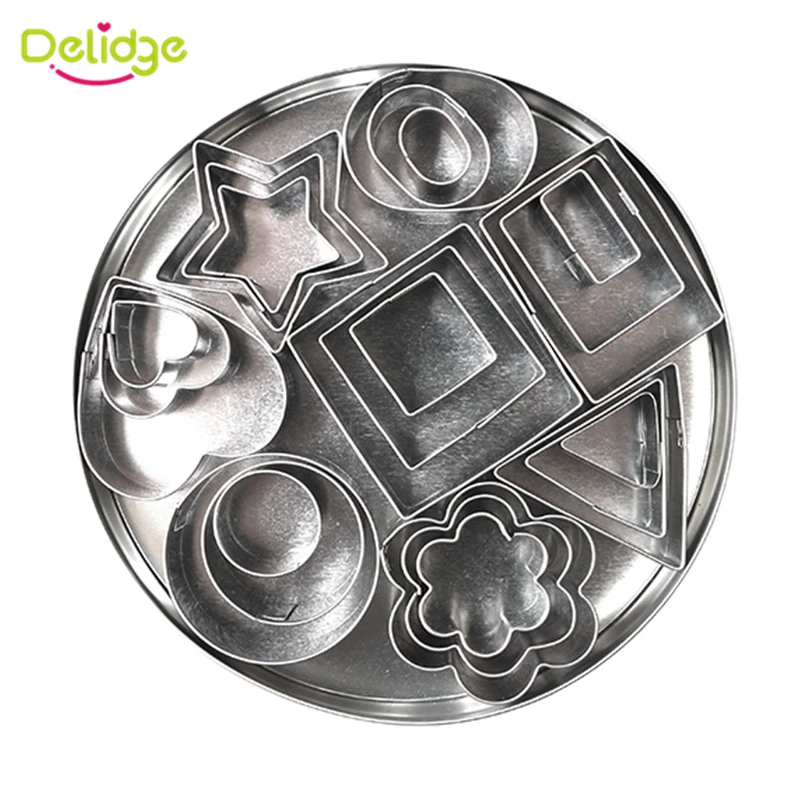 Delidge 24 шт./компл. многие формы для печенья резак 3D Нержавеющая сталь печенья прессформы выпечки печенья DIY инструменты для украшения тортов из мастики