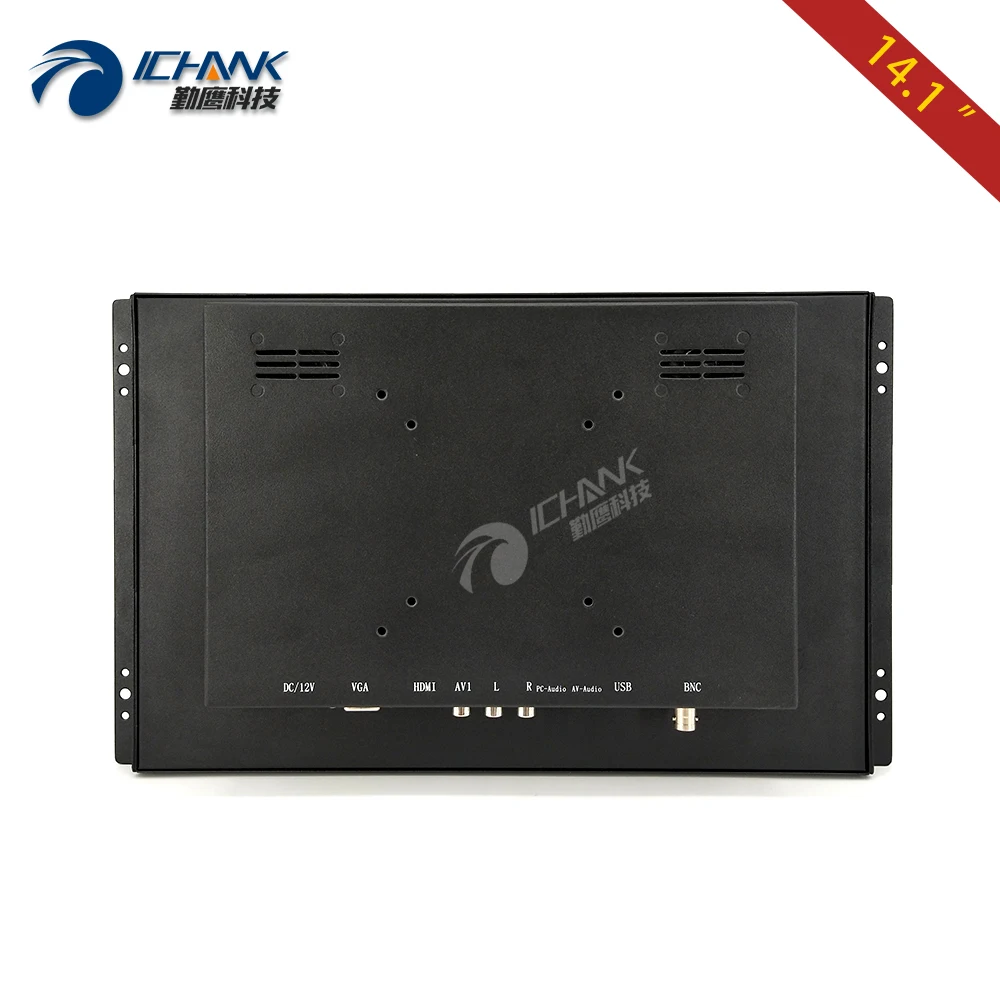 ZK141TN-V59/14," дюймовый 1280x800 720p HDMI металлический чехол Встроенный Открытый каркас промышленный пульт дистанционного управления ПК ЖК-экран дисплей монитор