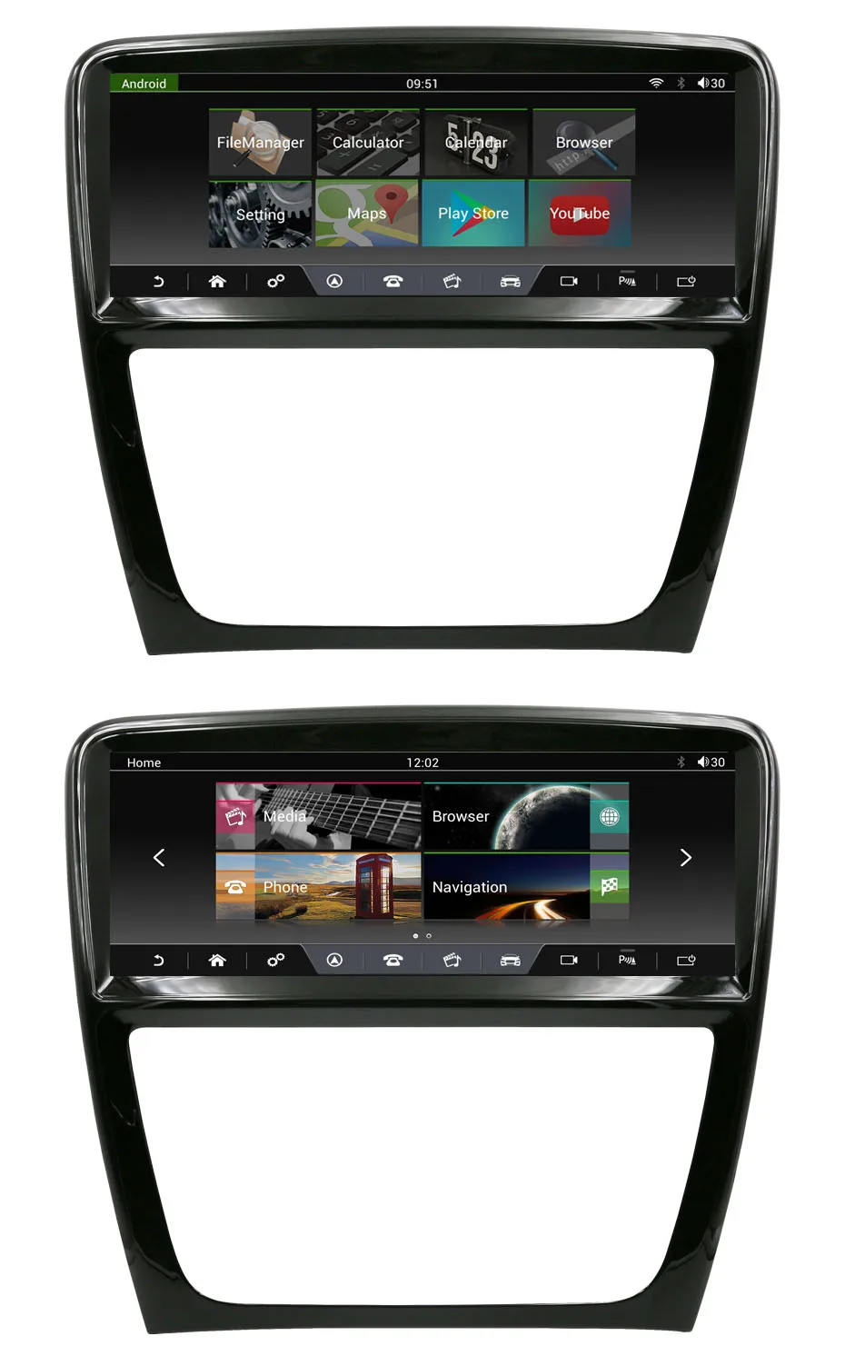 KANOR 10,25 дюймов сенсорный экран Android 7,1 2+ 32G Автомобильный gps мультимедийный навигатор для Jaguar XJ XJL 2012- Авторадио Стерео