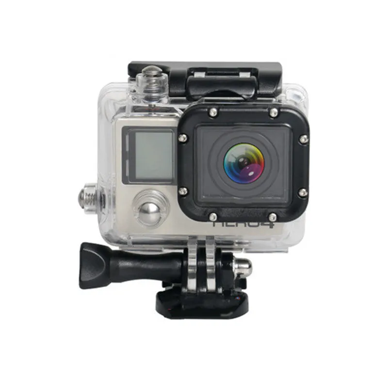 5 комплектов оптовая продажа съемный водонепроницаемый чехол с зажимом для gopro hero