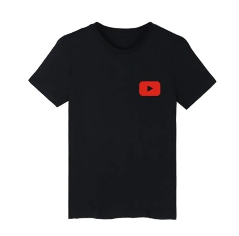 Женская летняя футболка с принтом логотипа Youtube, футболка Youtuber Fangirl, футболки, топы, подарки, Прямая поставка - Цвет: 009
