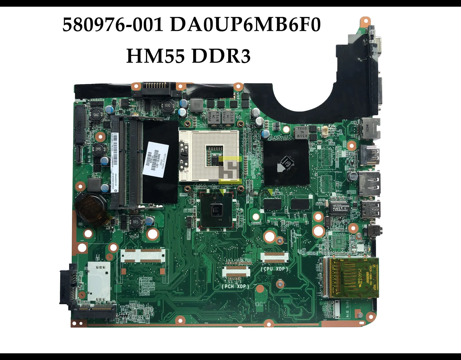 Высокое качество 580976-001 аккумулятор большой емкости для hp павильон DV6-2000 серийная материнская плата для ноутбука DA0UP6MB6F0 HM55 PGA989 DDR3 полностью протестирована