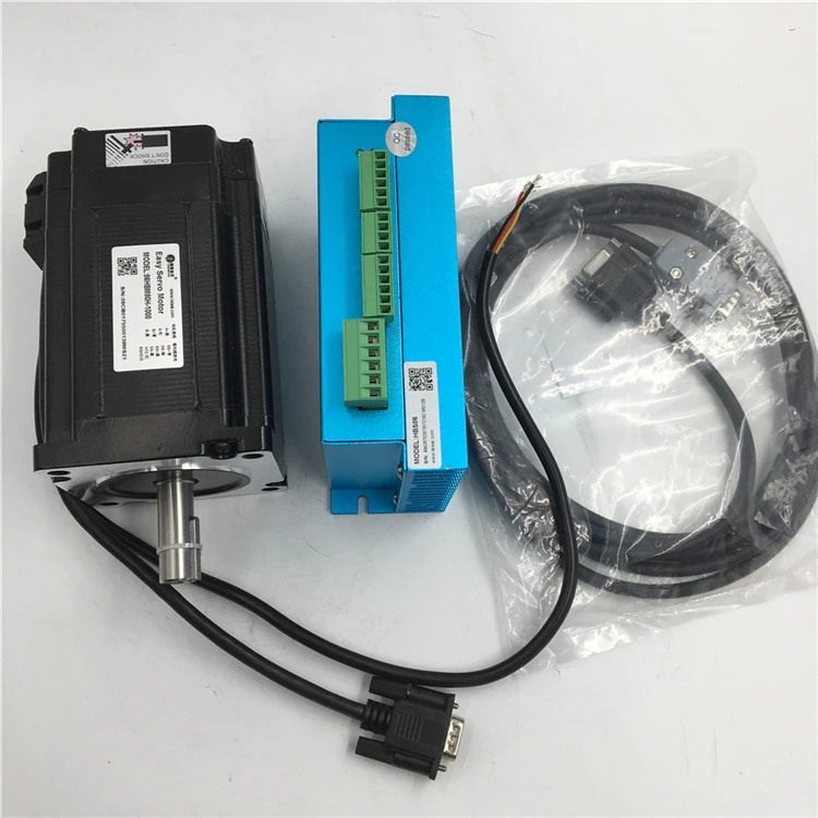 Гибридный простой Серводвигатель Leadshine 3 нм + наборы драйверов 60HBM30 1000 HBS86 М кабели