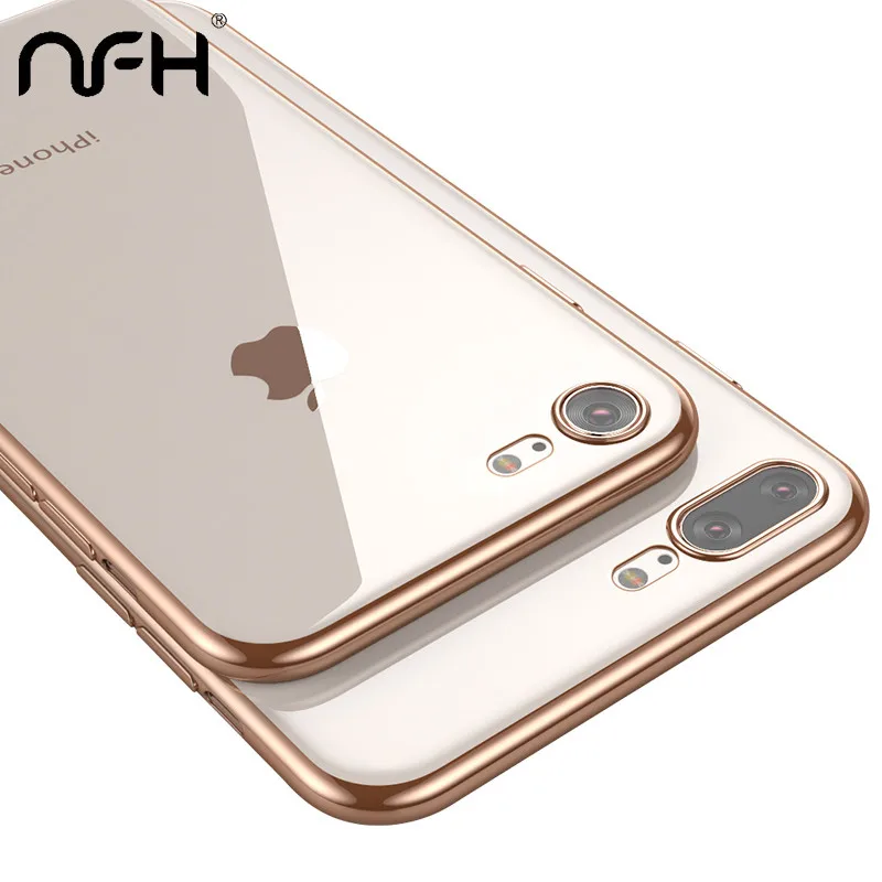 Роскошный прозрачный чехол из ТПУ для iPhone X XS XR 11 Pro Max силиконовый 5S SE 8 7 6 6S