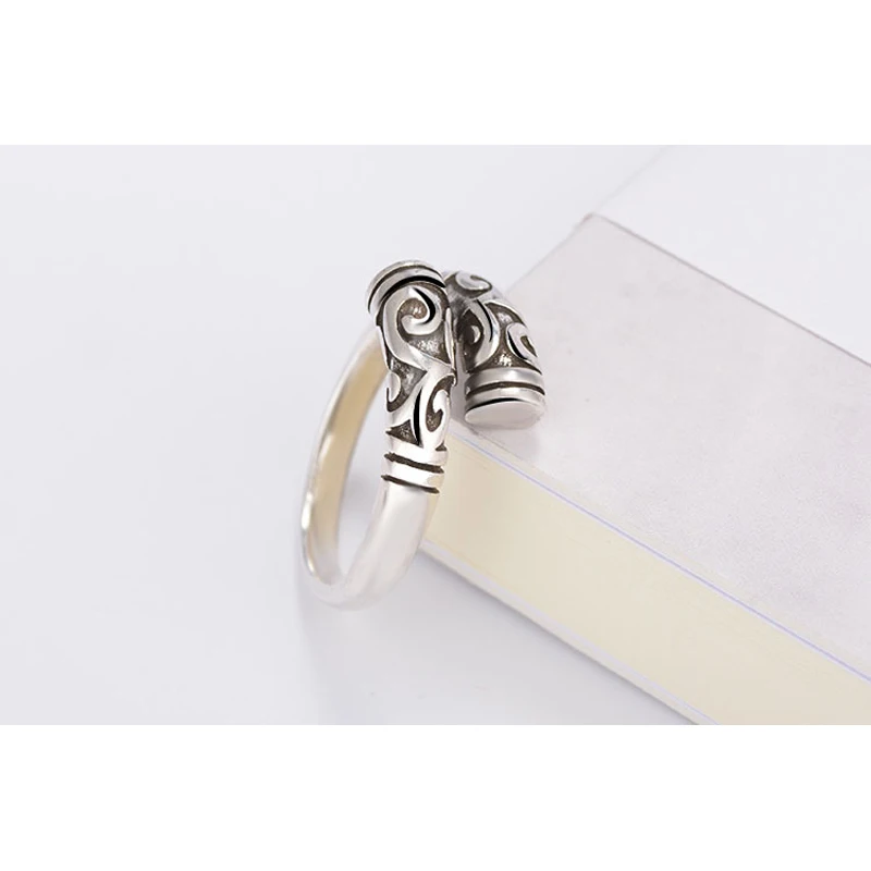 Женские регулируемые кольца Retron серебристого цвета ювелирное украшение большая