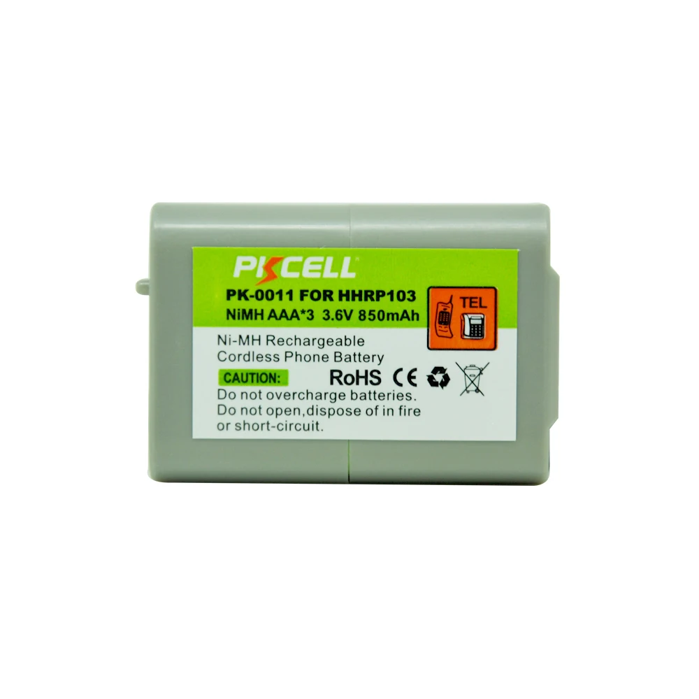 1 шт. Аккумуляторный аккумулятор PKCELL ni-mh AAA 850 мАч 3 6 В для телефона HHR-P103 (PK-0011) |