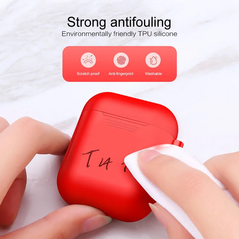 10 шт. чехол для Airpods защитный сумка защита от падения airpod аксессуары Прямая
