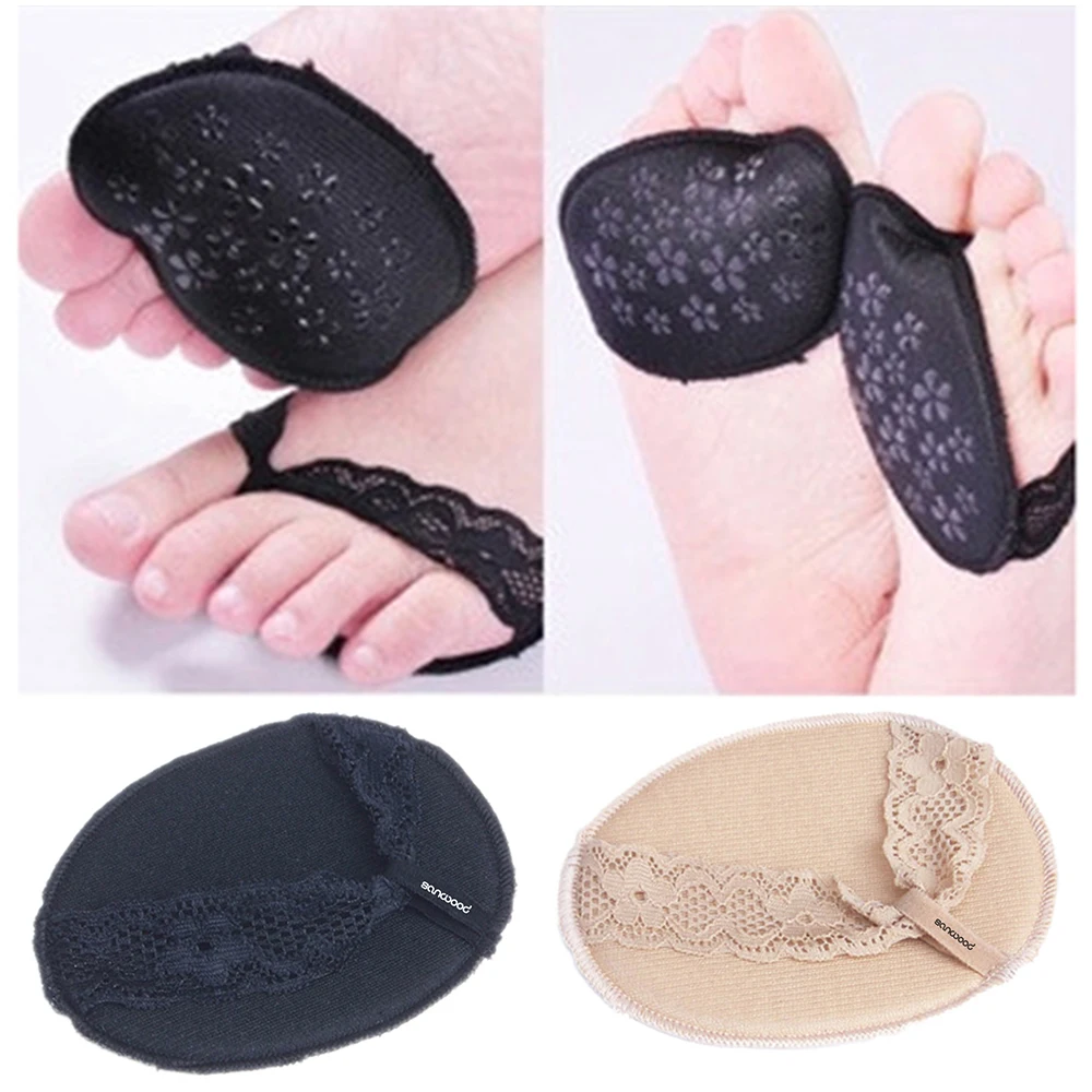 

SANWOOD Slip Resistant Pads Invisible Anti-slip High Heeled Insert Shoes Pad Forefoot Half Yard Pad Pain Decreasing Insert