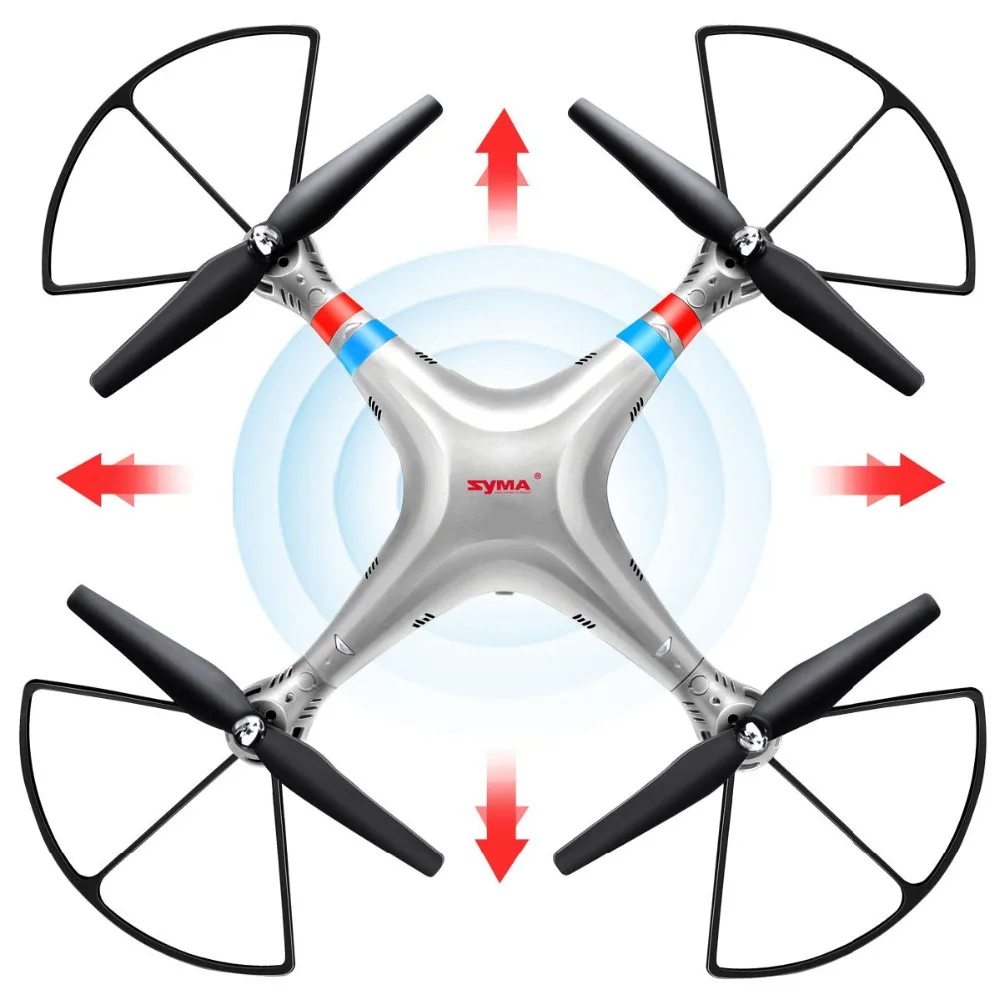 Оригинальный Радиоуправляемый Дрон SYMA X8G с hd камерой 8 Мп вертолет 2 4G