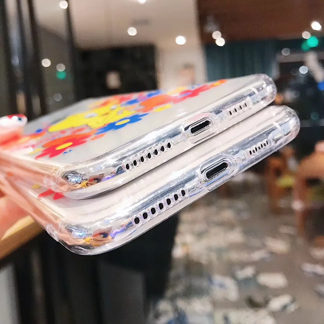 Прозрачный чехол для телефона с рисунком птицы желтого цвета Apple IPhone X XS Max Xr 8 7 6 s