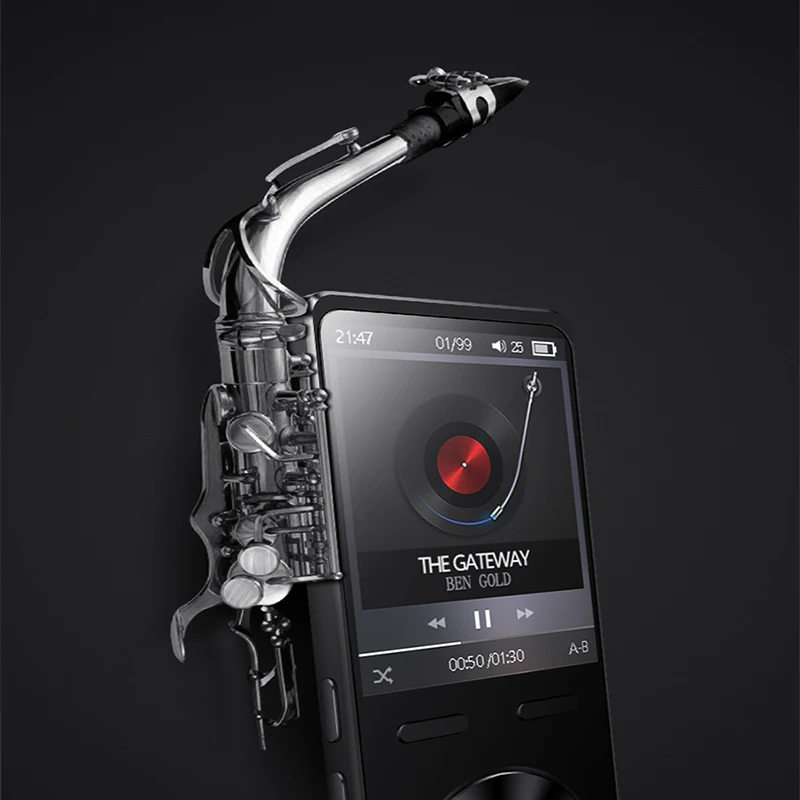 MECHEN X1 1,8 дюймов цифровой MP3 плеер портативный без потерь HIFI музыкальный плеер TF FM будильник Запись Поддержка