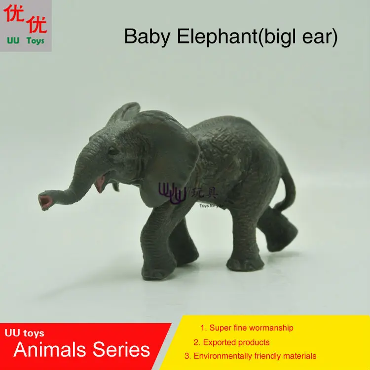 Популярные игрушки: малыш Большое Ухо слон модель животные детские игрушки