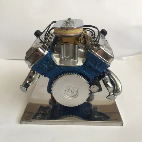 Новый 1:6 сплав моделирование автомобильный компрессор Модель Stirling двигатель для