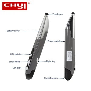 Офисная беспроводная мышь USB оптическая поликарбонатная геймерская мышь 1600DPI эргономичная ручка Mause 4 кнопки компьютерные игровые мыши для ноутбука