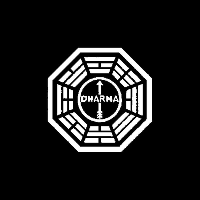 YJZT 15 см * Виниловая Автомобильная наклейка с изображением потерянной силы Dharma