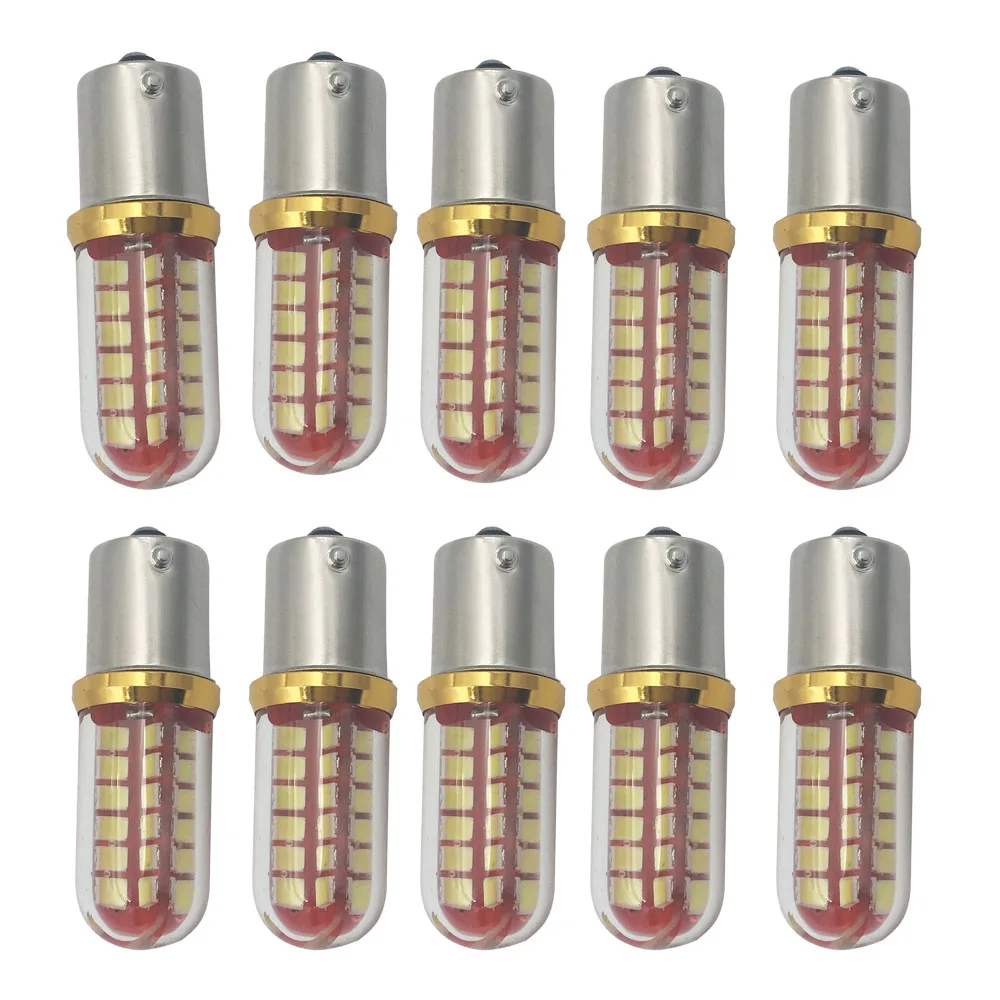 YSY 10X Автомобильный задний Фонарь 1156 1157 BAY15D LED BA15S/P21W S25 3030 48SMD Авто тормозной фонарь