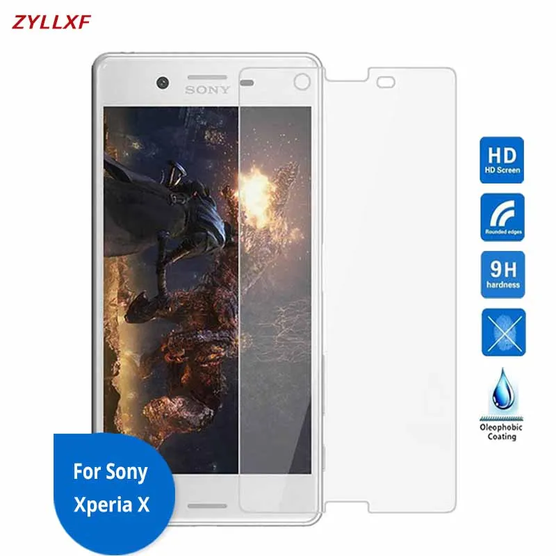 Для Sony Xperia X закаленное стекло 5 дюймов 9H 2.5D 0 3 мм Премиум Защитная пленка для