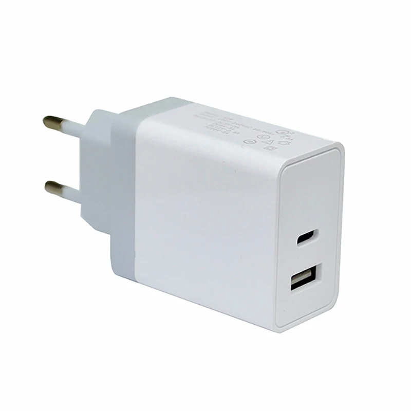 Зарядное устройство с 2 портами USB Type-C 18 Вт 6 в 9 В А 3 | Мобильные телефоны и