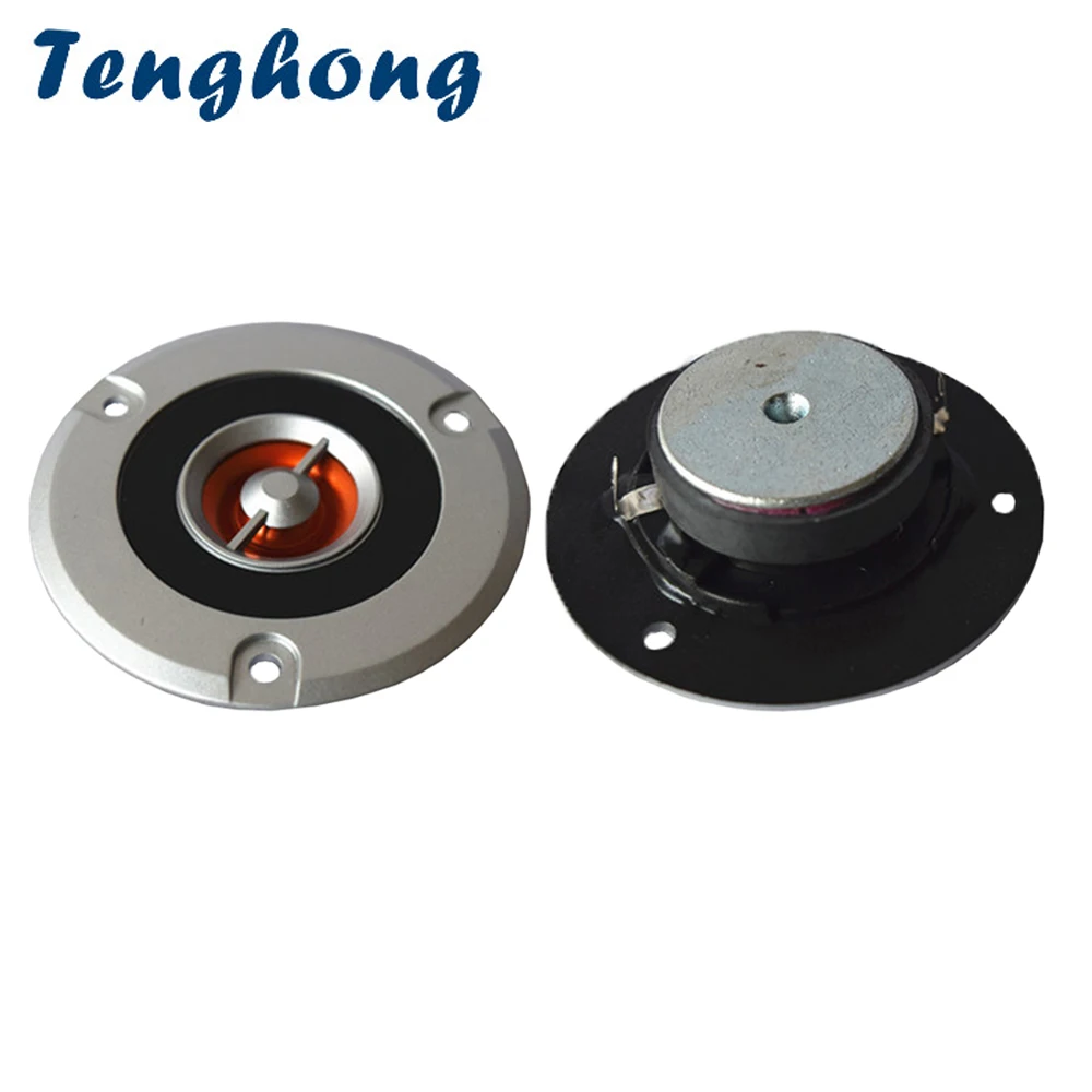 

Tenghong 2pcs 3 Inch Tweeter 4Ohm 30W Portable Audio Treble Speaker Unit Horn Home Theater Car Speaker Modification Loudspeakers