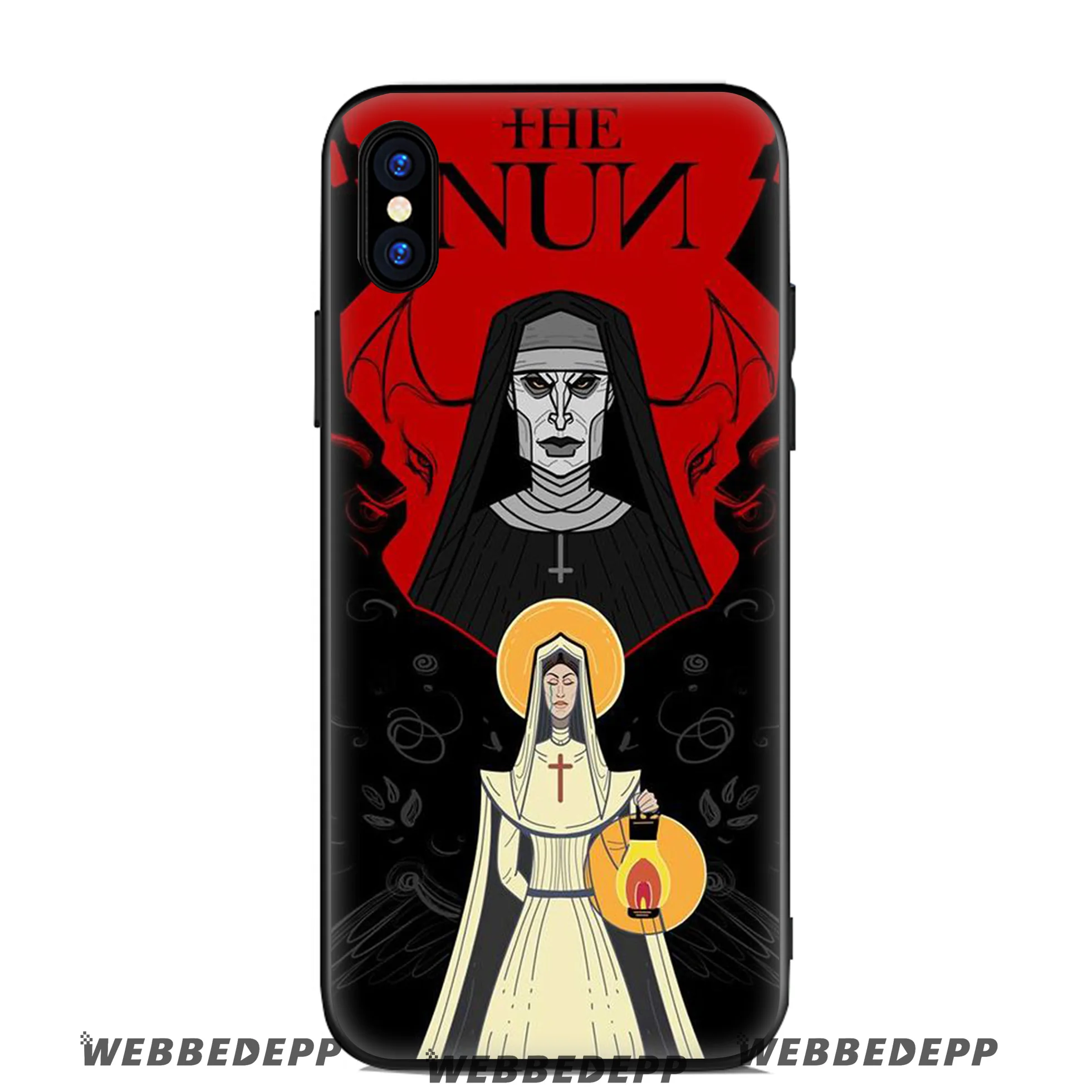 WEBBEDEPP The Nun Movie Girl Soft Silicone Case for Apple iPhone 11 Pro Xr Xs Max X or 10 8 7 6 6S Plus 5 5S SE TPU |