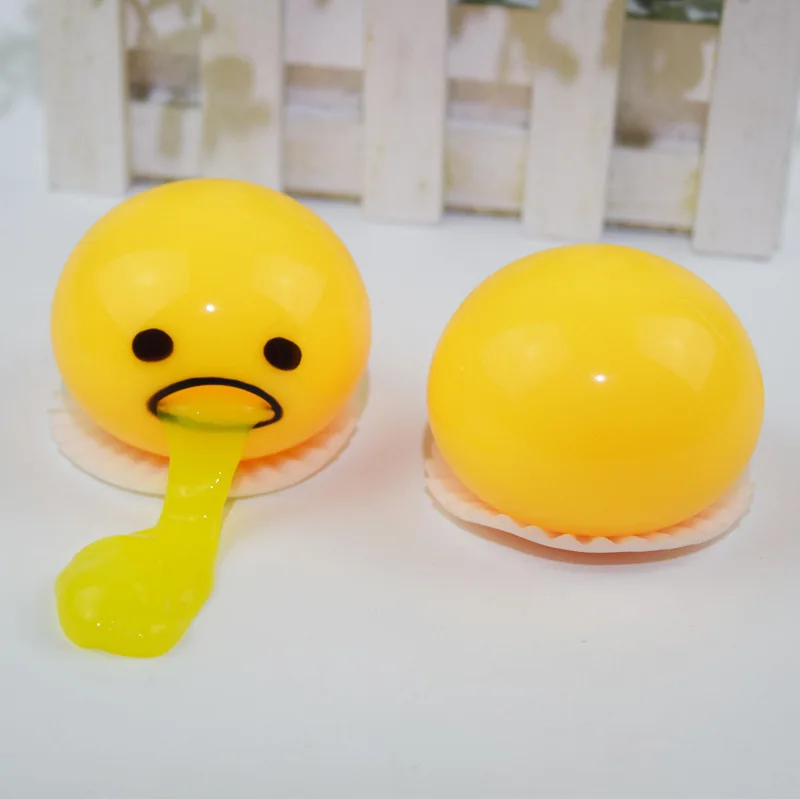 1 шт. Новинка волшебное яйцо хитрая игрушка Gudetama антистресс слизи яйца забавные игрушки для детей или взрослых Подарок Гаджет