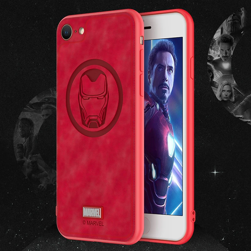 Популярный бренд Marvel Оригинальный чехол для телефона iPhone 7 8 Plus X XS MAX XR Мстители