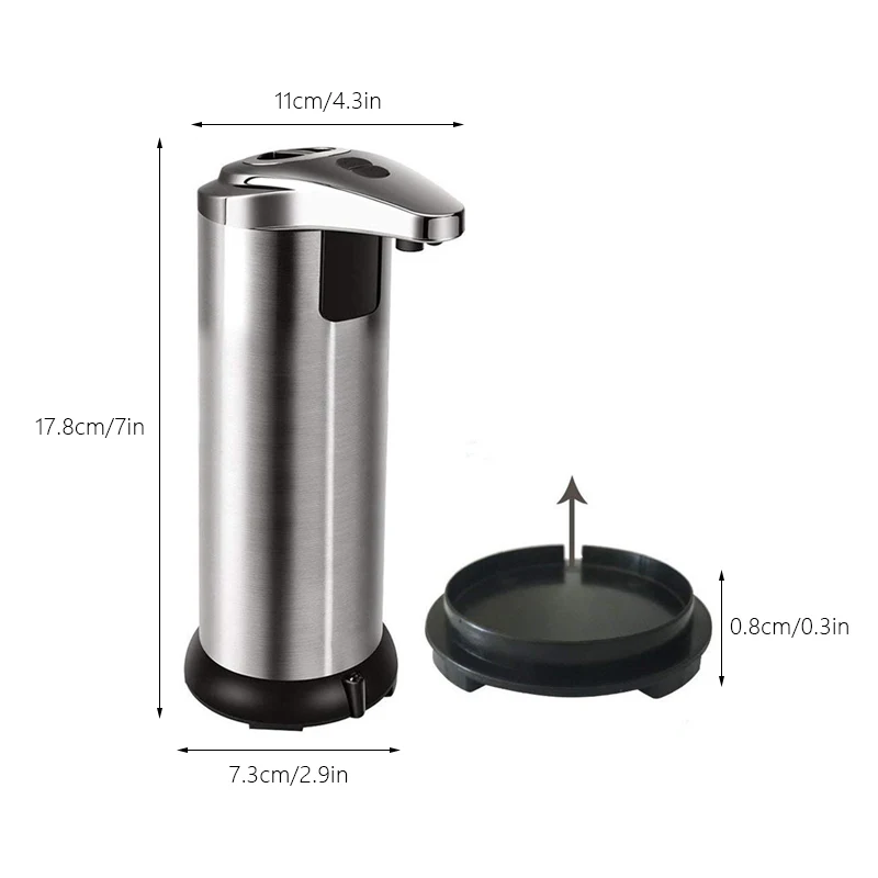 Автоматический дозатор жидкого мыла Бесконтактный умный диспенсер для из