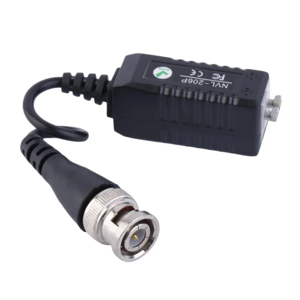 New Arrival 1 Pair HD CCTV Via Twisted Video Balun Transmitter for CVI/TVI/AHD 0-300m Hot | Безопасность и защита