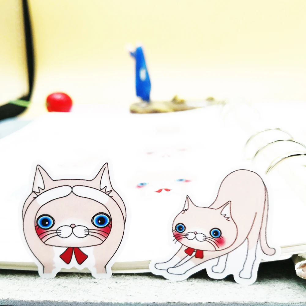 

20/40pcs Sexy Cat Sticker Cartoon Doodle Scrapbook Sticker Children Stationery Random Not Repeat