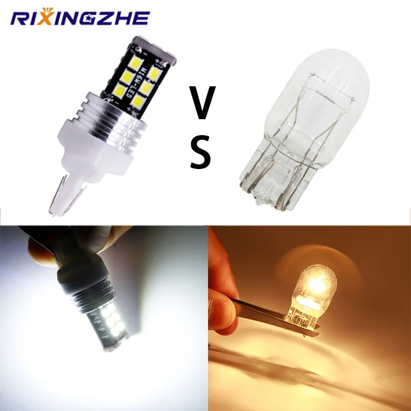 Светодиодный сигнал поворота RXZ 2 шт. T20 W21/5 Вт 7443 7440 W21W 2835 15SMD 7444NA задние стоп
