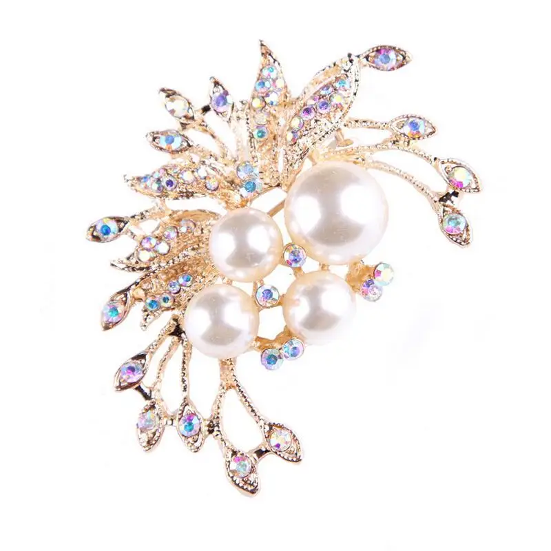 Женская Брошь бант с искусственным жемчугом в винтажном стиле|brooches for women|bow